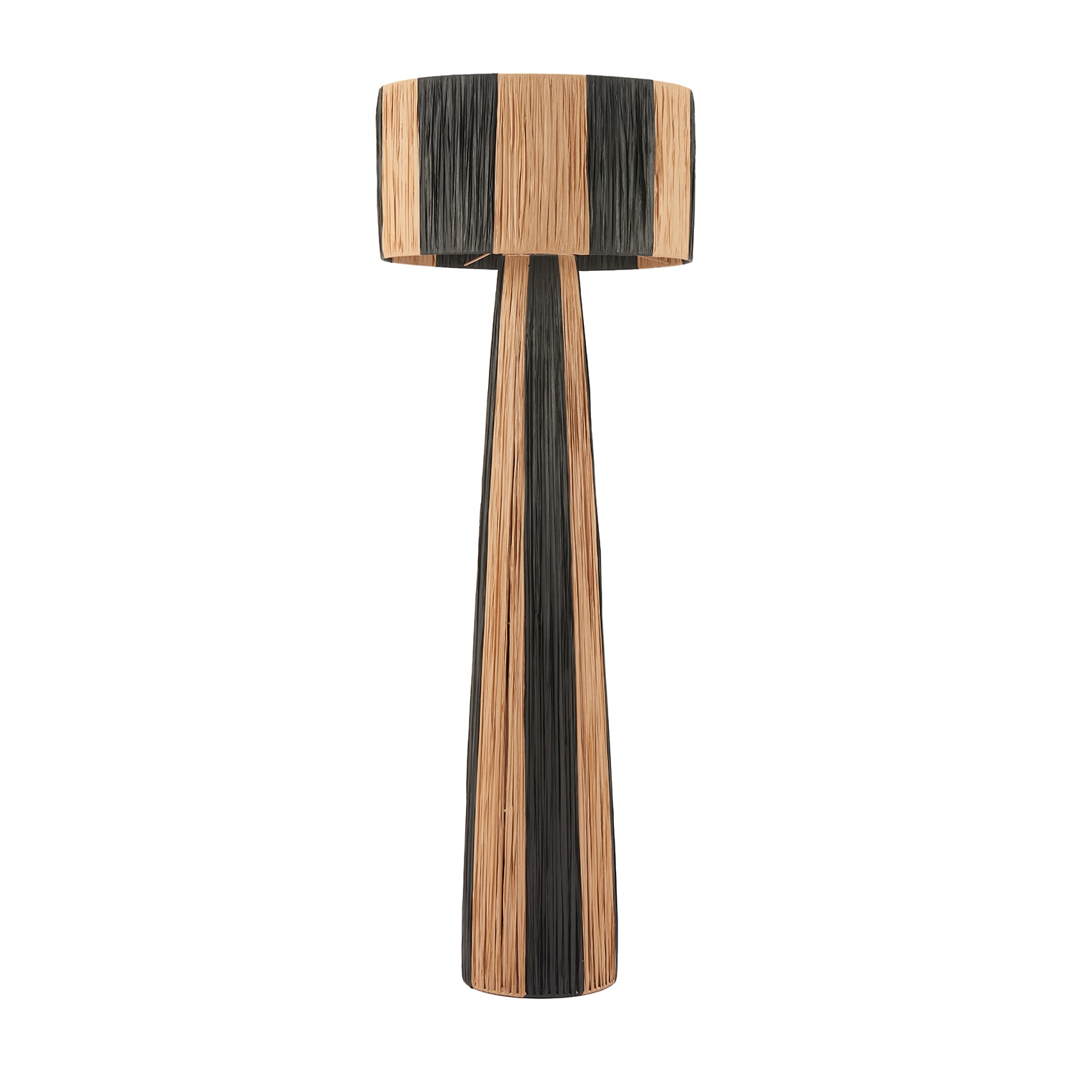 Zuo Modern Gala Black And Natural Floor Lamp