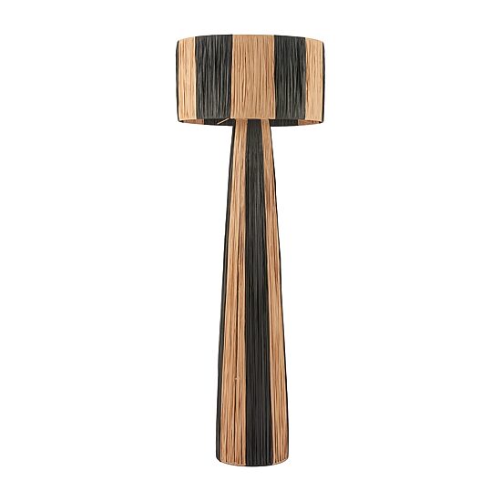 Zuo Modern Gala Black And Natural Floor Lamp