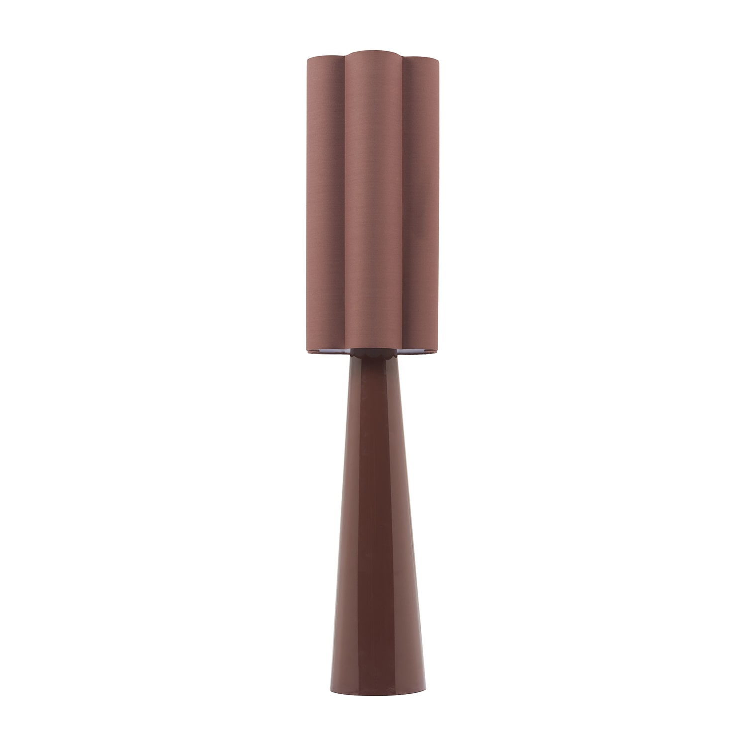 Zuo Modern Violet Brown Pvc And Powder Coated Steel Floor Lamp