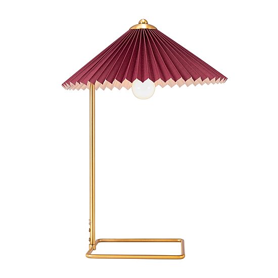Zuo Modern Charo Red And Gold Electroplated Steel Table Lamp