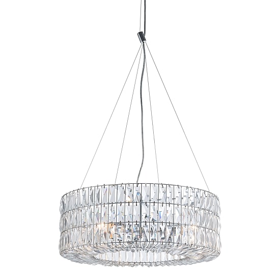 Zuo Modern Jena Chromed Steel And Clear Glass Wall Lamp