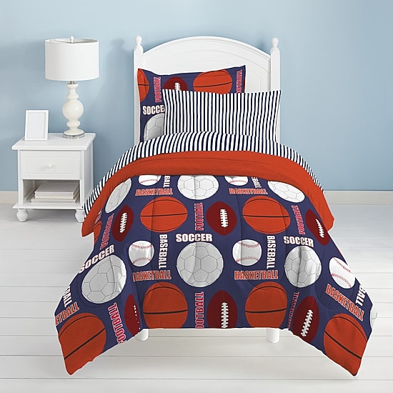 Dream Factory All Sports 5-pc. Complete Bedding Set with Sheets