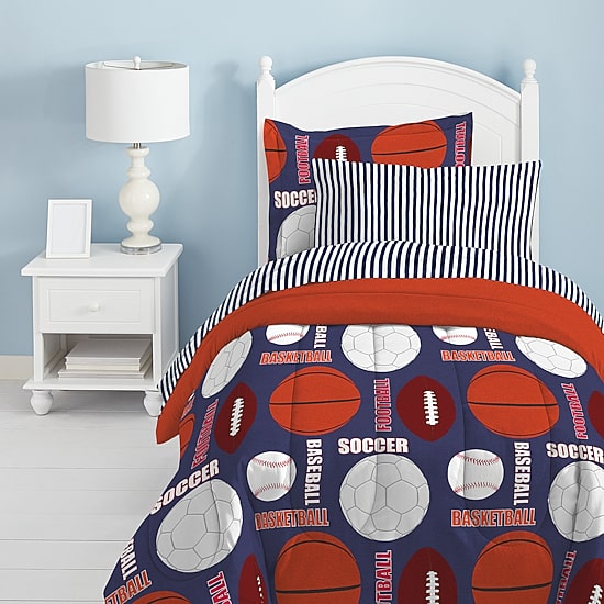 Dream Factory All Sports 5-pc. Complete Bedding Set with Sheets