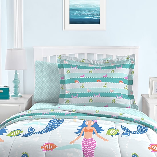 Dream Factory Mermaid Dreams 5-pc. Complete Bedding Set with Sheets