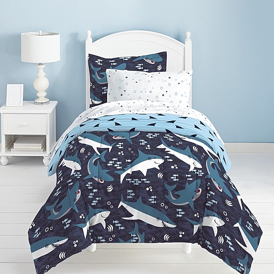Dream Factory Sharks 5-pc. Complete Bedding Set with Sheets