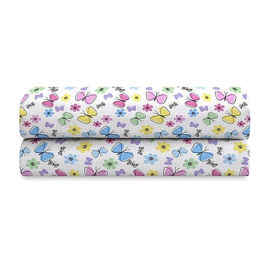 Dream Factory Sweet Butterfly Sheet Set