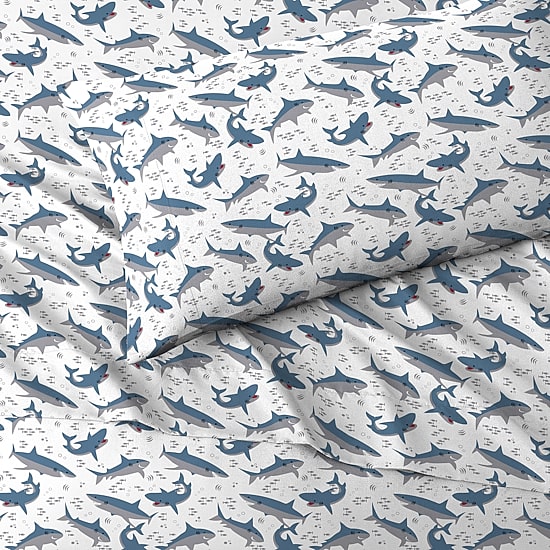 Dream Factory Sharks Sheet Set
