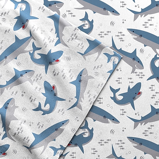 Dream Factory Sharks Sheet Set