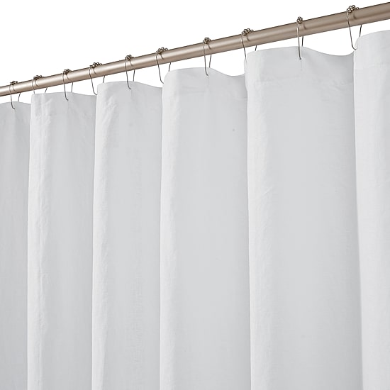 Brooklyn Loom Flax Linen Shower Curtain