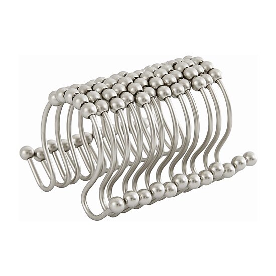Truly Calm Roller Ball Shower Curtain Hooks