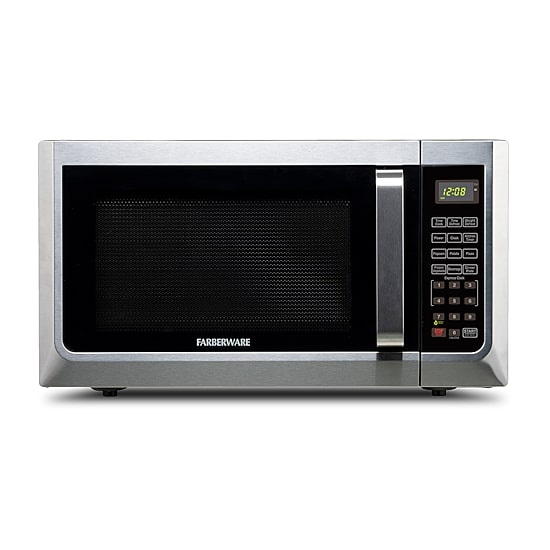 Farberware FMG13SS 1.3 Microwave Oven w LED Light/SENSOR 1100 Watts