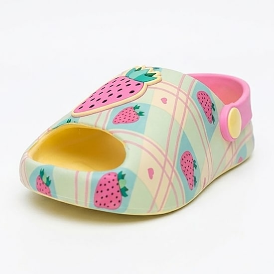 Ground Up Strawberry Toddler Girls Clogs