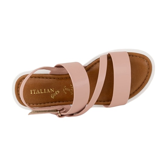 Italian Girls Esmeray Little & Big Kid Girls Slingback Strap Flat Sandals