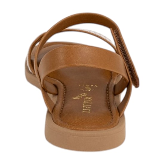 Italian Girls Pomeline Little & Big Kid Girls Adjustable Strap Flat Sandals