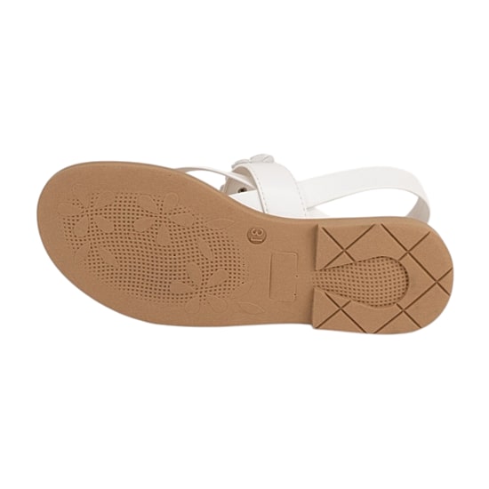 Italian Girls Kinvara Little & Big Kid Girls Adjustable Strap Flat Sandals