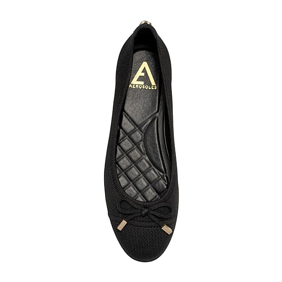 Aerosoles Womens Bexley Round Closed Toe Ballet Flats