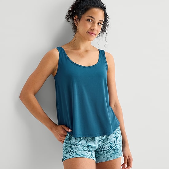 Ambrielle Womens Sleeveless 2-pc. Pajama Set