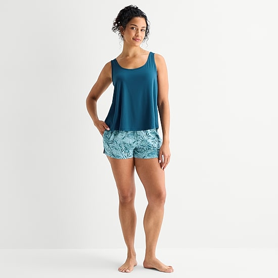 Ambrielle Womens Sleeveless 2-pc. Pajama Set