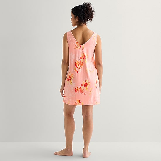 Ambrielle Womens Sleeveless V Neck Nightshirt