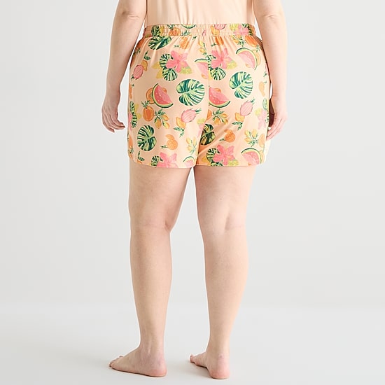 Sleep Chic Womens Plus Pajama Shorts