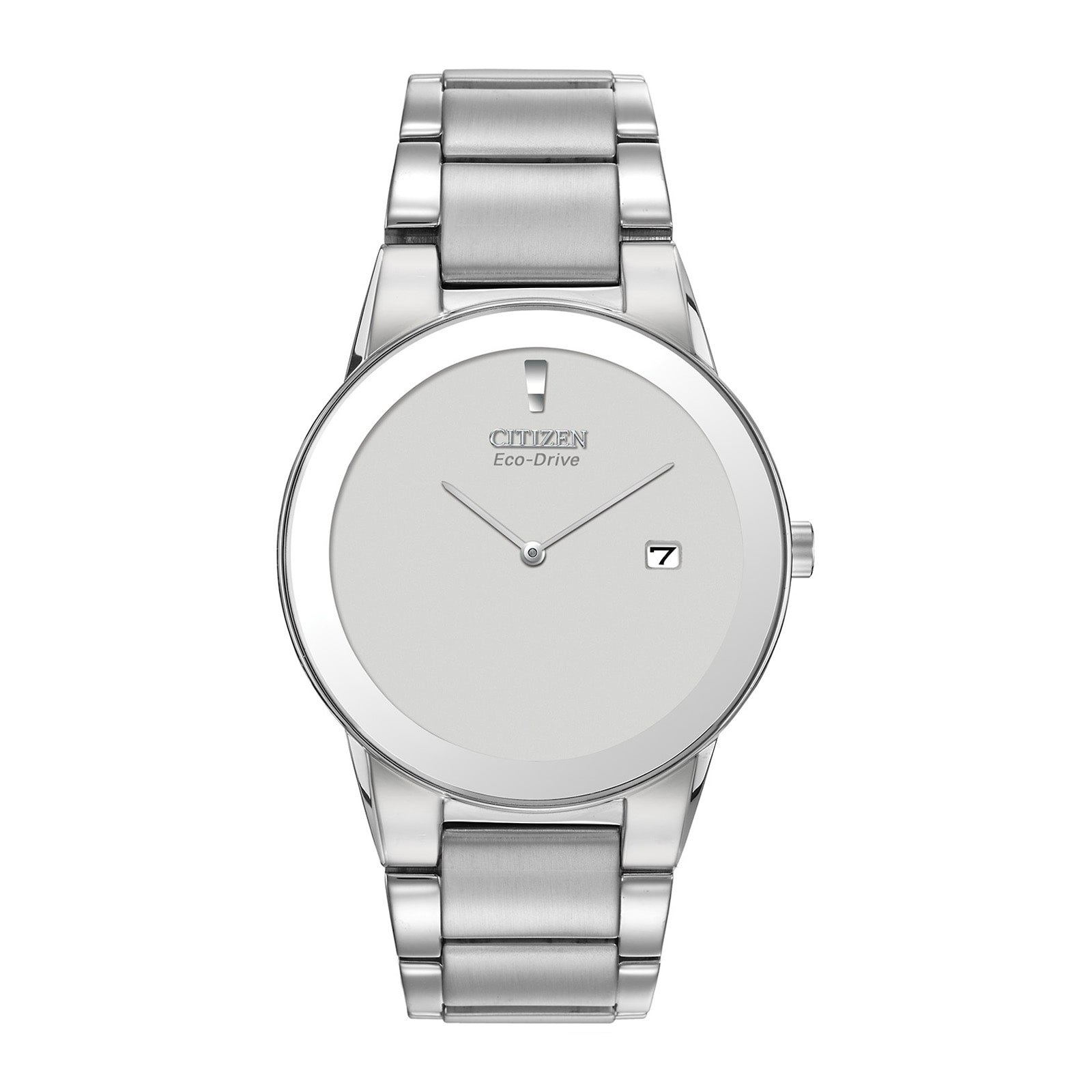 Citizen® Eco-Drive® Axiom Mens Silver-Tone Watch  AU1060-51A