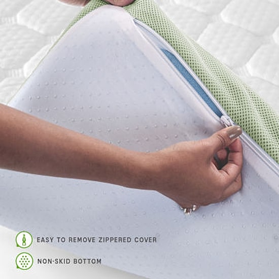 SensorPedic Cooling Quilted 3" Memory Foam Topper