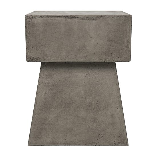 Safavieh Zen Patio Collection Concrete Side Table