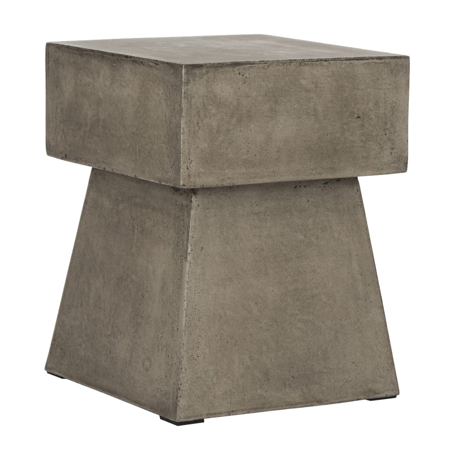 Safavieh Zen Patio Collection Concrete Side Table