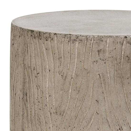 Safavieh Trunk Patio Collection Concrete Side Table