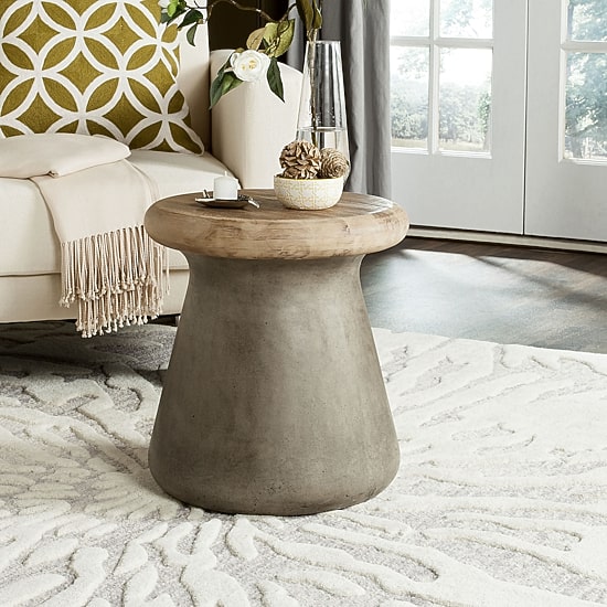 Safavieh Button Patio Collection Side Table