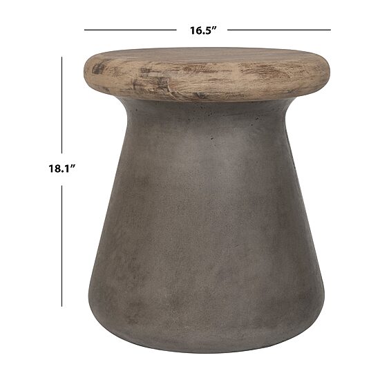 Safavieh Button Patio Collection Side Table
