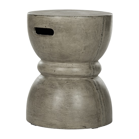 Safavieh Haruki Patio Collection Concrete Side Table