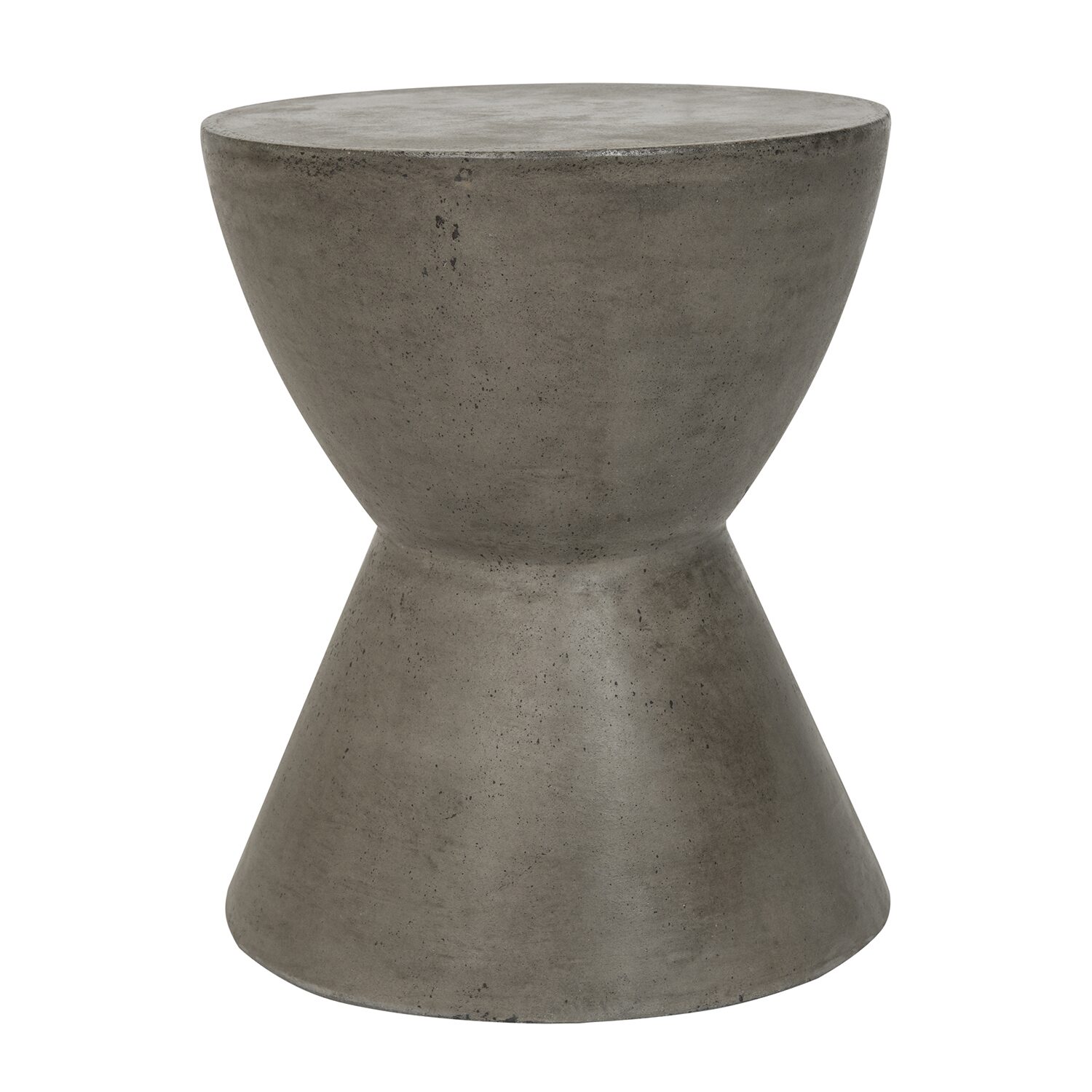 Safavieh Athena Patio Collection Weather Resistant Concrete Side Table