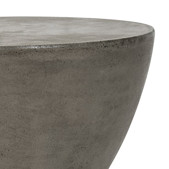 Safavieh Athena Patio Collection Weather Resistant Concrete Side Table