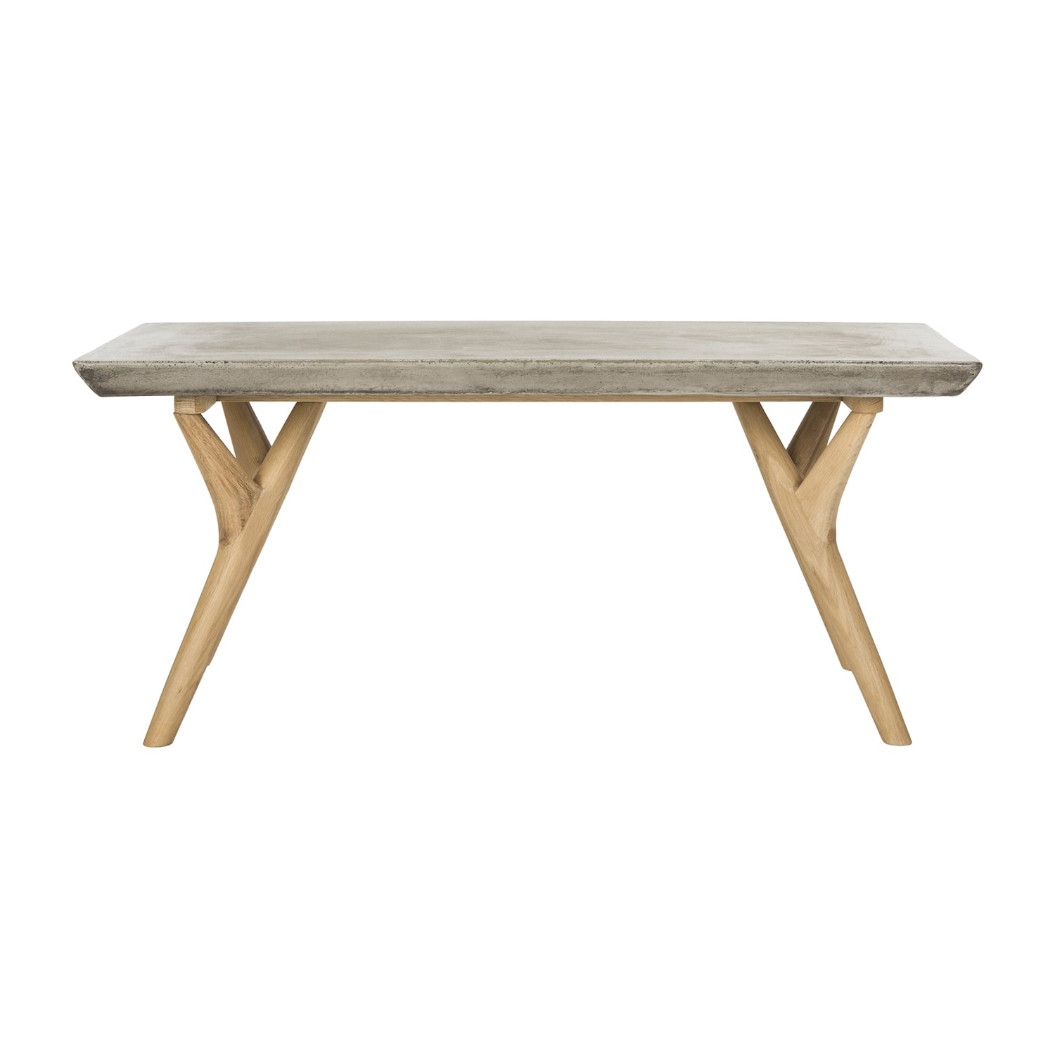 Safavieh Pacey Patio Collection Weather Resistant Concrete Coffee Table