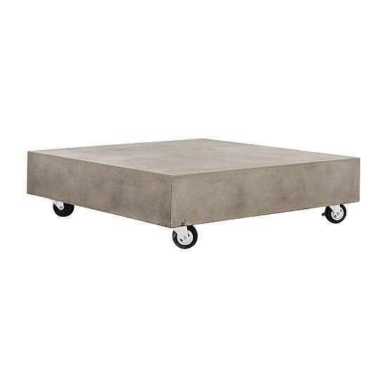 Safavieh Gargon Patio Collection Weather Resistant Concrete Coffee Table