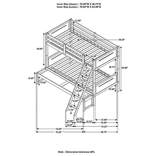 Littleton Kid's Bunk Bed