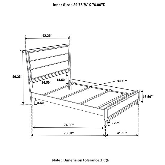 Watson Rectangle Bed