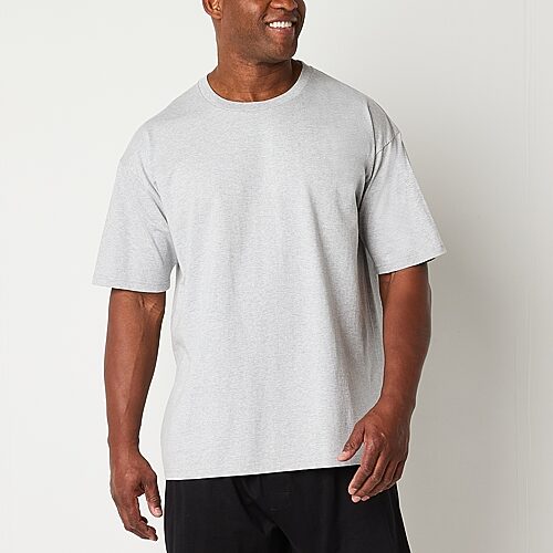 Stafford Heavyweight Mens 3 Pack Short Sleeve Crew Neck T-Shirt Big, 4x-large, Red