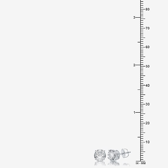Ever Star (G / SI1-SI2) 2 CT. T.W. Lab-Grown Diamond 10K or 14K Gold Round Stud Earrings