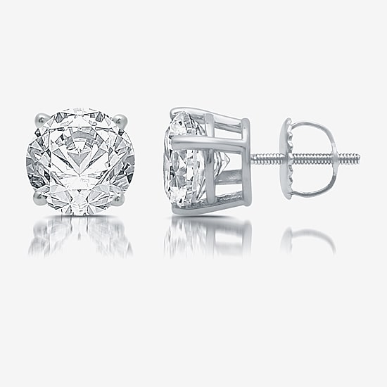 Ever Star (G / SI1-SI2) 2 CT. T.W. Lab-Grown Diamond 10K or 14K Gold Round Stud Earrings