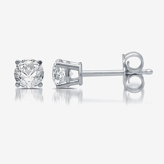 Ever Star 1/2 CT. T.W. Lab-Grown (G / SI1-SI2) Diamond 10K or 14K Gold Round Stud Earrings