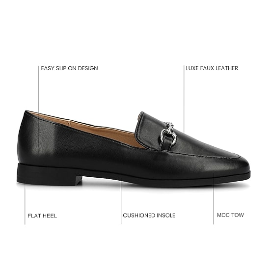 Journee Collection Lacie Womens Moc Closed Toe Loafers