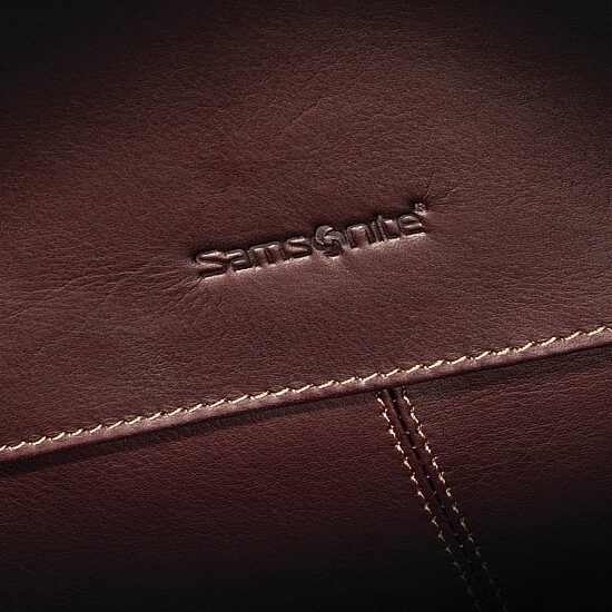 Samsonite Colombian Leather Flapover Briefcase