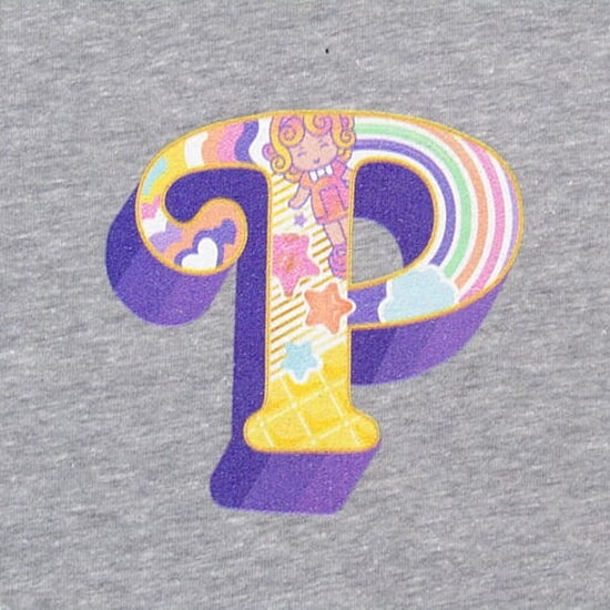 Polly Pocket Believe In The Little Things Cropped Tee Womens Juniors Crew Neck Short Sleeve Loose Fit Graphic T-Shirt