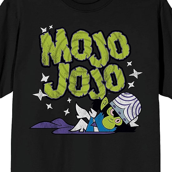 Mojo Jojo Tee Womens Juniors Crew Neck Short Sleeve Loose Fit Powerpuff Girls Graphic T-Shirt