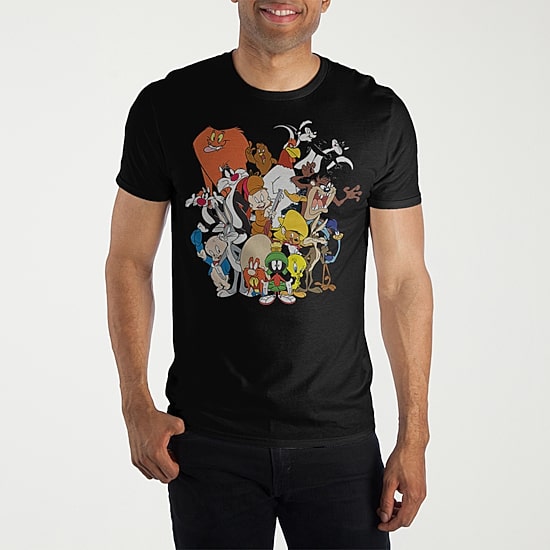 Mens Short Sleeve Looney Tunes Graphic T-Shirt