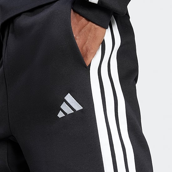 adidas Fleece Mens 9" Mid Rise Workout Shorts