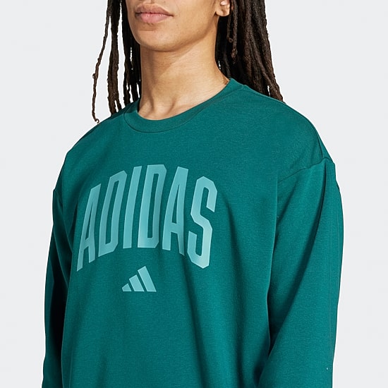 adidas Mens Crew Neck Long Sleeve Sweatshirt