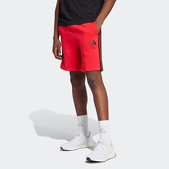 adidas Fleece Mens 9" Mid Rise Workout Shorts